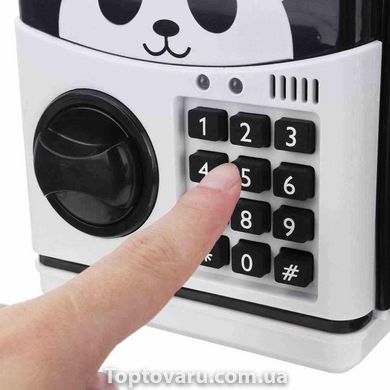 Дитячий сейф-скарбничка Cartoon Bank з кодовим замком Panda NEW фото