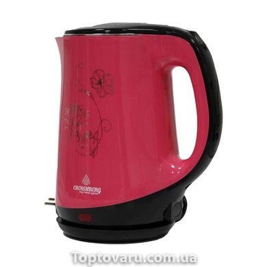 Электрический чайник Crownberg CB 2842 Розовый 2025 фото
