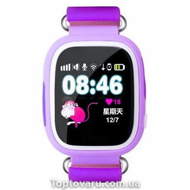 Детские Умные Часы Smart Baby Watch Q60 фиолетовые 1688 фото