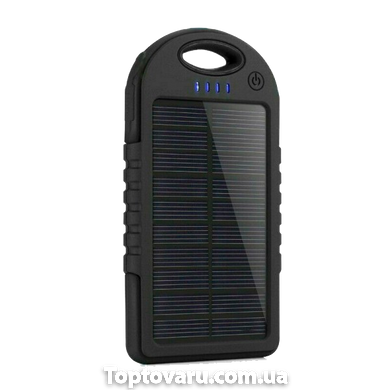 Power Bank Solar Charger 30000mAh Чорний 3604 фото