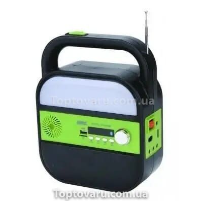 Портативна сонячна автономна система з ліхтарем та радіо + Powerbank Solar Light DT-9018 12008 фото
