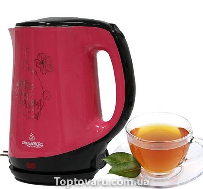 Електричний чайник Crownberg CB 2842 Рожевий 2025 фото