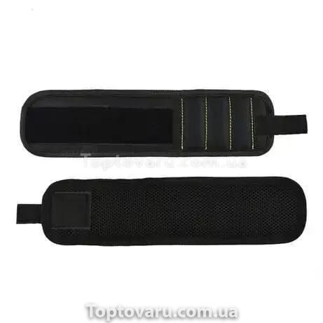 Магнітний Браслет для інструментів Magnetic Wristband Чорний 8840 фото