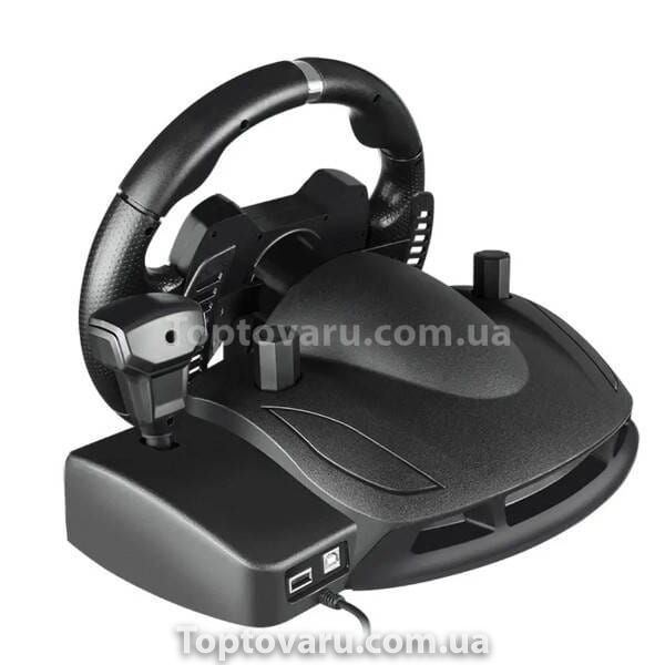 Руль игровой с педалями GAMING STREEING WHEEL AP7 20063 фото