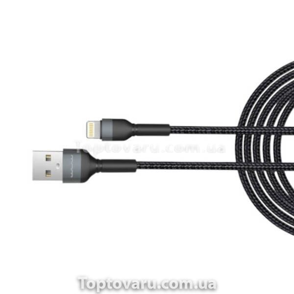 Кабель WUW-X192 USB Type-C 2.4A 2m black 22525 фото