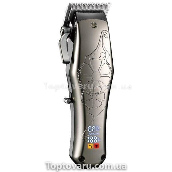 Машинка для стрижки волос со сменными насадками USB R.4027 RAF Серая 33598 фото
