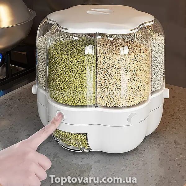 Диспенсер для сыпучих продуктов 30*27*28см Белый 14674 фото
