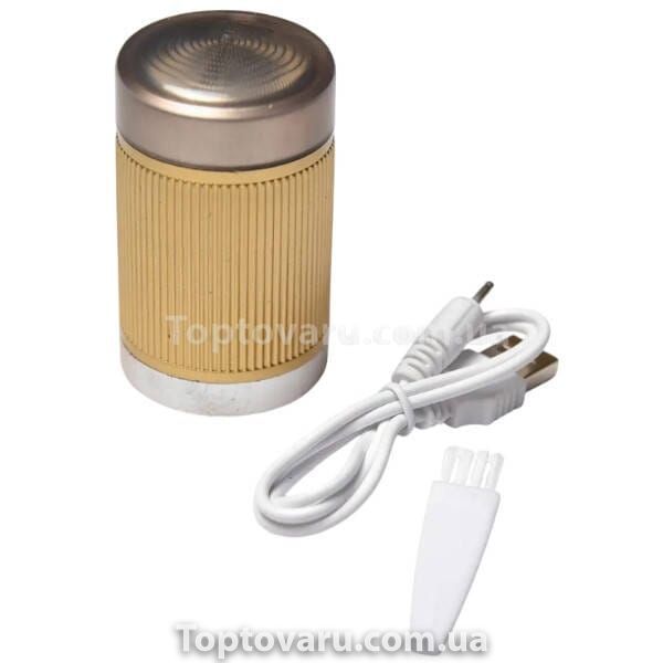 Чоловіча бритва Mini Portable Shaver Золотиста 24870 фото