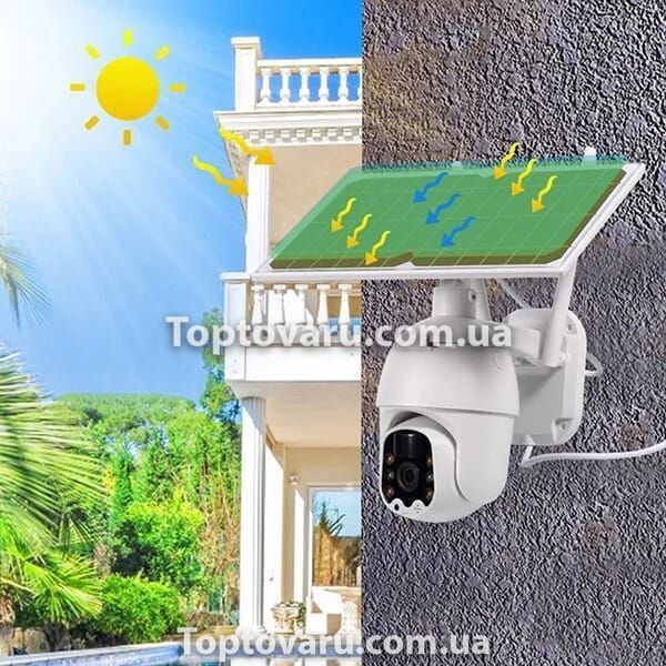 Камера відеоспостереження Q5 WiFi HD 2.0 mp на сонячній батареї 7236 фото