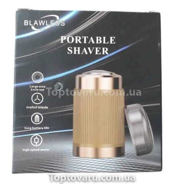 Чоловіча бритва Mini Portable Shaver Золотиста 24870 фото