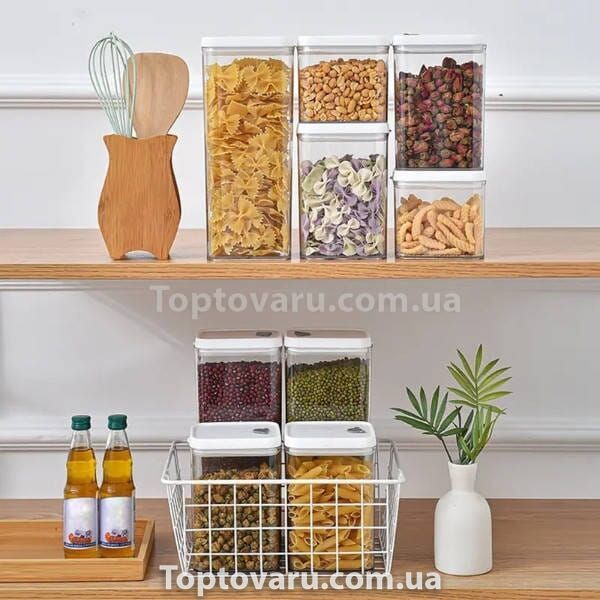 Набор контейнеров для сыпучих продуктов 8шт Food Storage Container 19194 фото