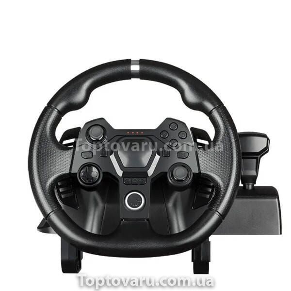 Руль игровой с педалями GAMING STREEING WHEEL AP7 20063 фото