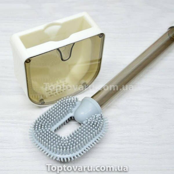 Силіконова щітка для унітазу Liquid Toilet Brush 11244 фото