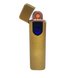 Спиральная сенсорная электрическая USB зажигалка Lighter Золото (ART-0190) NEW фото 2