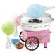 Большой аппарат Машинка для приготовления сахарной ваты Cotton Candy Maker + набор палочек в подарок Розовый 678 фото 4