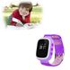 Дитячі Розумні Годинники Smart Baby Watch Q60 фіолетові 1688 фото 1
