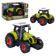 Іграшка Трактор інерційний із звуковими та світловими ефектами Зелений 15318 фото
