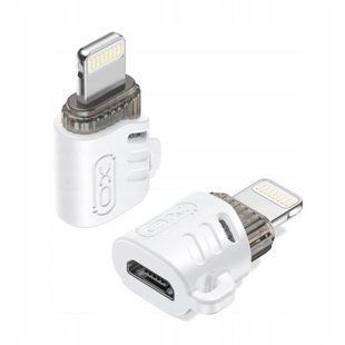 Адаптер переходник XO NB256F Micro to Lightning adapter Белый 32028 фото