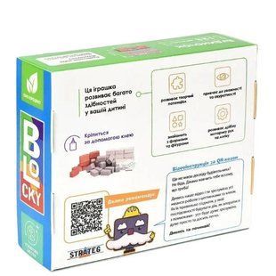 Конструктор Будиночок з цегли 122 деталі BLOCKY 31014 Різнокольоровий 36691 фото