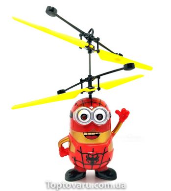 Іграшка літаючий міньйон людина-павук (вертоліт) 1375 фото