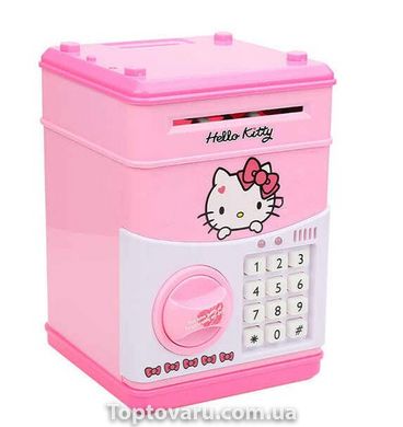 Детский сейф-копилка Cartoon Bank с кодовым замком Hello Kitty NEW фото