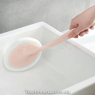 Щетка для уборки ванной Розовая 15250 фото