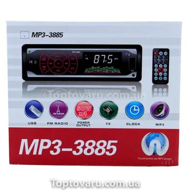 Автомагнитола MP3-3885 ISO 1DIN сенсор 9054 фото