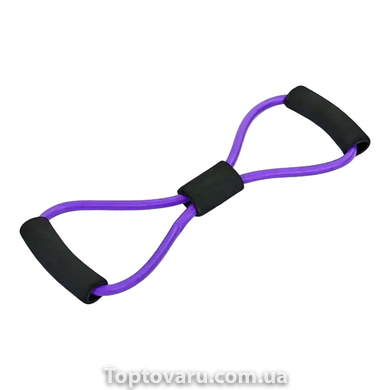 Тренажер эспандер для занятий спортом Фиолетовый 12403 фото