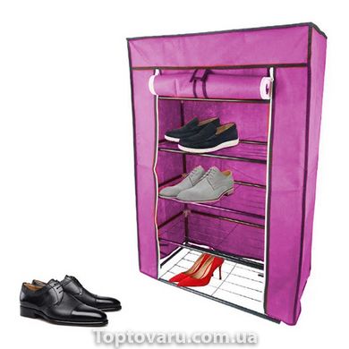 Складной тканевый шкаф для обуви FH-5556 Розовый 4693 фото