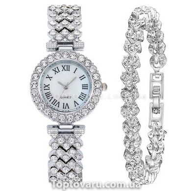 Часы женские CL Queen Silver + браслет в подарок 14836 фото