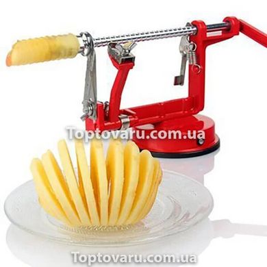 Прилад для чищення і нарізки яблук і картоплі Core Slice Peel 7735 фото