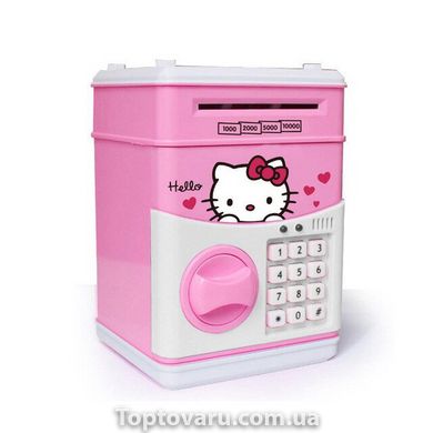 Дитячий сейф-скарбничка Cartoon Bank з кодовим замком Hello Kitty NEW фото