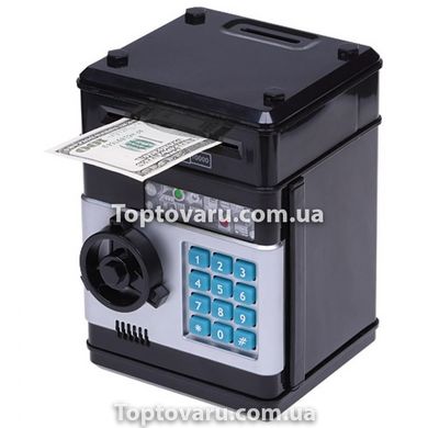 Електронна скарбничка "Сейф банкомат" з кодовим замком і купюроприймачем 868 фото