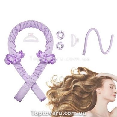 М'які бігуді для волосся Фіолетові 11160 фото