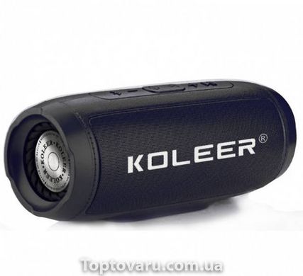 Портативная Bluetooth колонка Koleer S1000 Черная 10340 фото