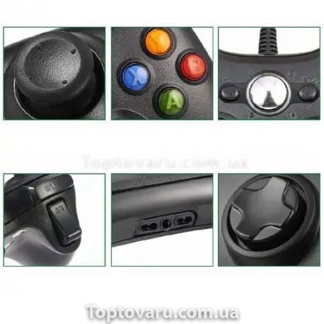Проводной геймпад XBOX 360 Wireless Controller Чёрный 8387 фото