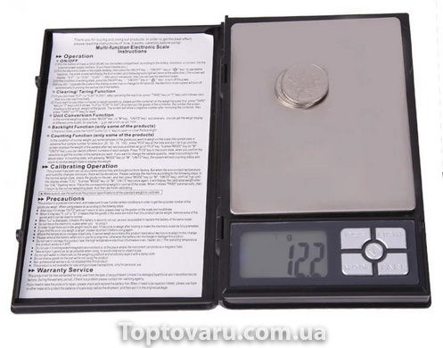 Весы ювелирные электронные Notebook Series Digital Scale 0,1-600 гр 4143 фото
