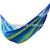 Мексиканский подвесной гамак без планок 150 х 180 см Синий 3921 фото
