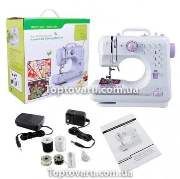 Портативна багатофункціональна швейна машинка SEWING MACHINE Біла 4316 фото