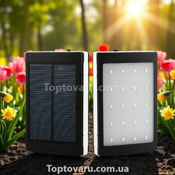 Power Bank із сонячною панеллю та підсвічуванням Solar 26851 фото