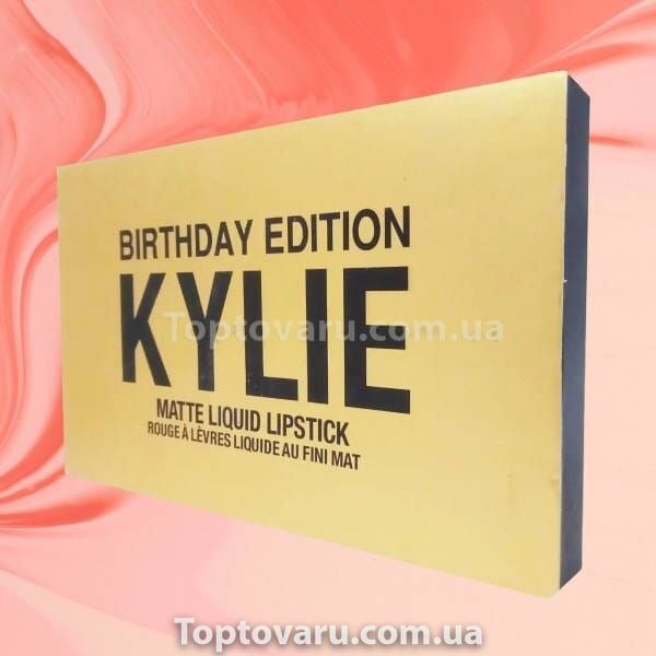 Набор жидких матовых помад 6шт Kylie Birthday Edition 19038 фото