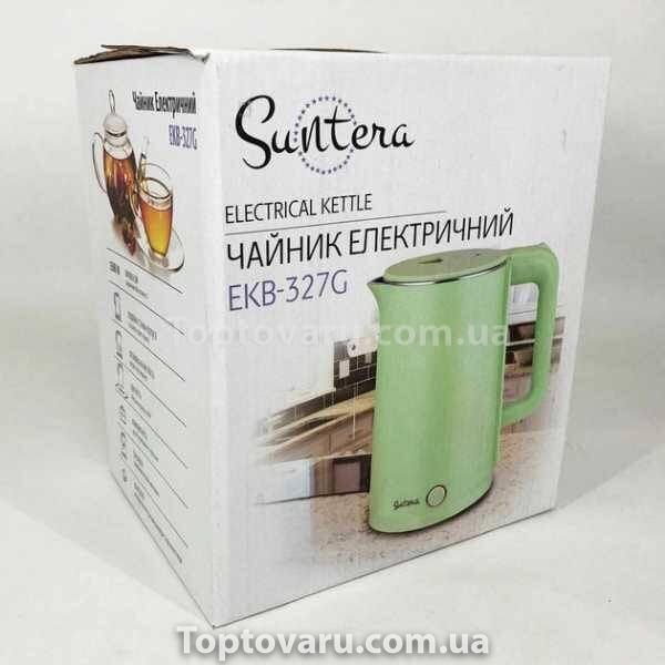 Электрочайник Suntera EKB-327G 1,8л 1500Вт двойной корпус (нержавеющая сталь, пластик) 13993 фото