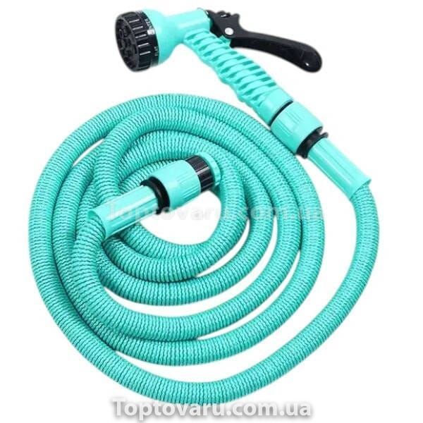 Шланг растягивающийся для полива 10м EXPANDABLE GARDEN HOSE Зеленый 26027 фото