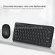 Комплект бездротова клавіатура та комп'ютерна миша wireless 902 Чорна 14099 фото 2
