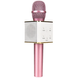 Портативний бездротової мікрофон караоке Q7 рожевий 7561 фото 1