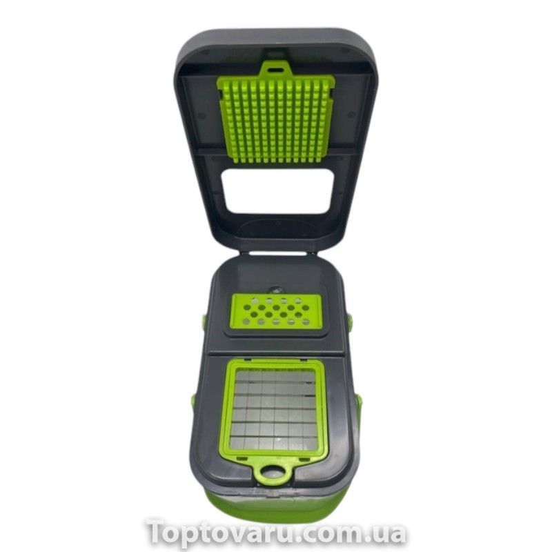 Овочерізка багатофункціональна з контейнером 22в1 Veggie slicer 19566 фото