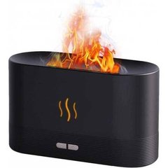 Зволожувач повітря з ефектом полум'я Humidifier Flame Чорний 13918 фото