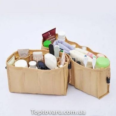 Органайзер для жіночої сумочки набір з 2шт Kangaroo Keeper Бежевий 14699 фото