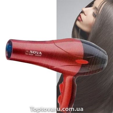 Фен для волос Nova NV-9004 Красный 3069 фото