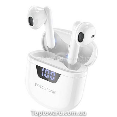 Навушники BOROFONE BW05 Pure tone true wireless BT headset White 18787 фото